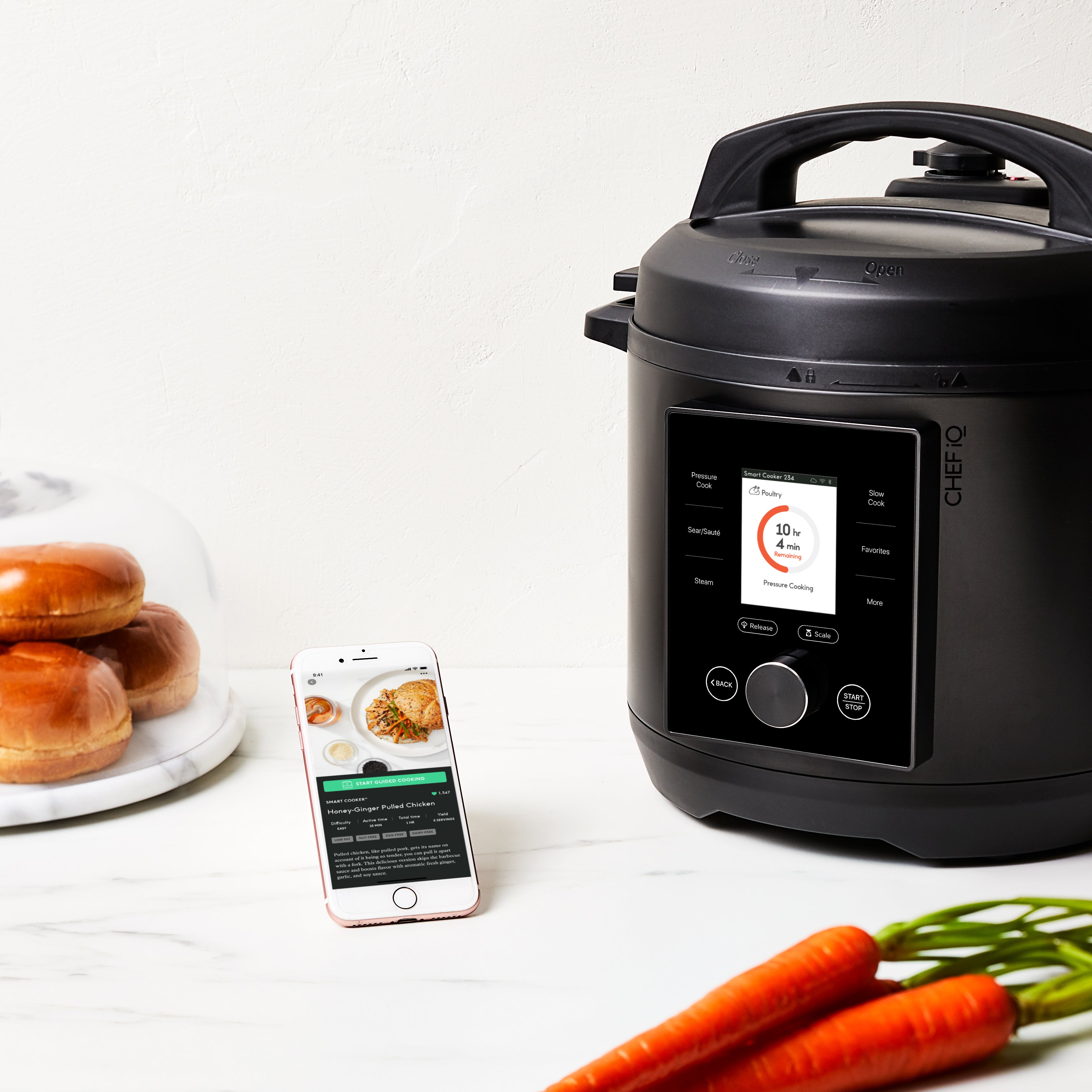 THE CHEF iQ smart pressure cooker Brand New never popular opened