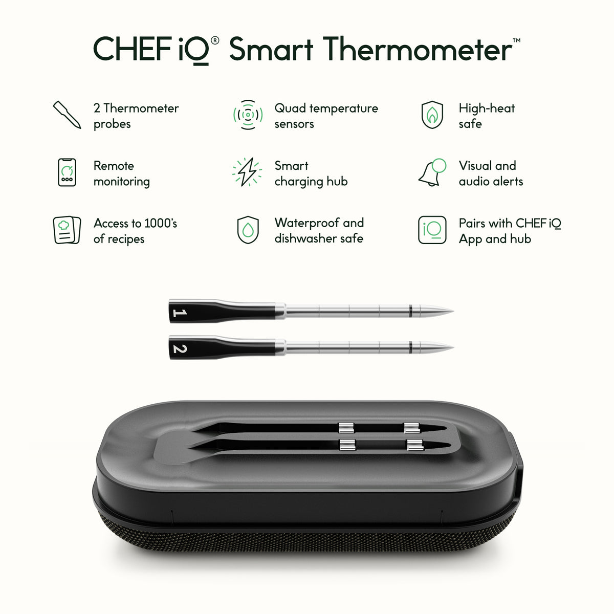  Chef iQ Smart Thermometer Add-on Probe No. 2