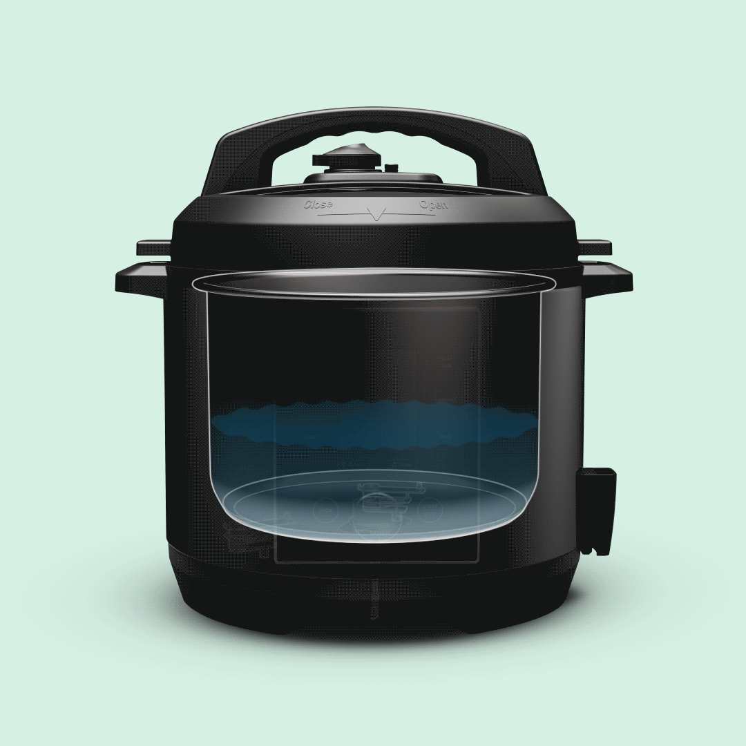 GIF of the Smart Cooker in action