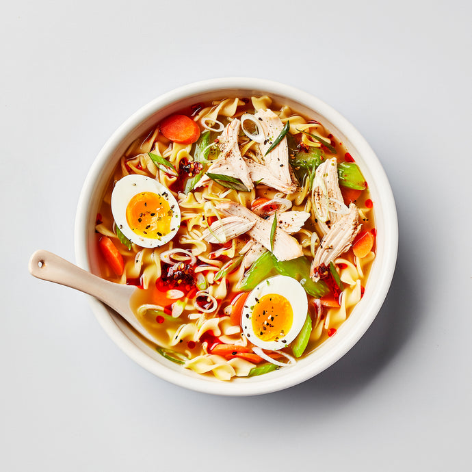 Chicken Noodle Soup: Ramen-Style