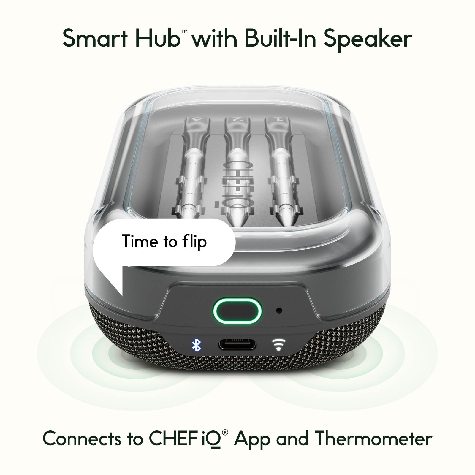 Best Buy: CHEF iQ Smart Thermometer Black CQ60-1-SET