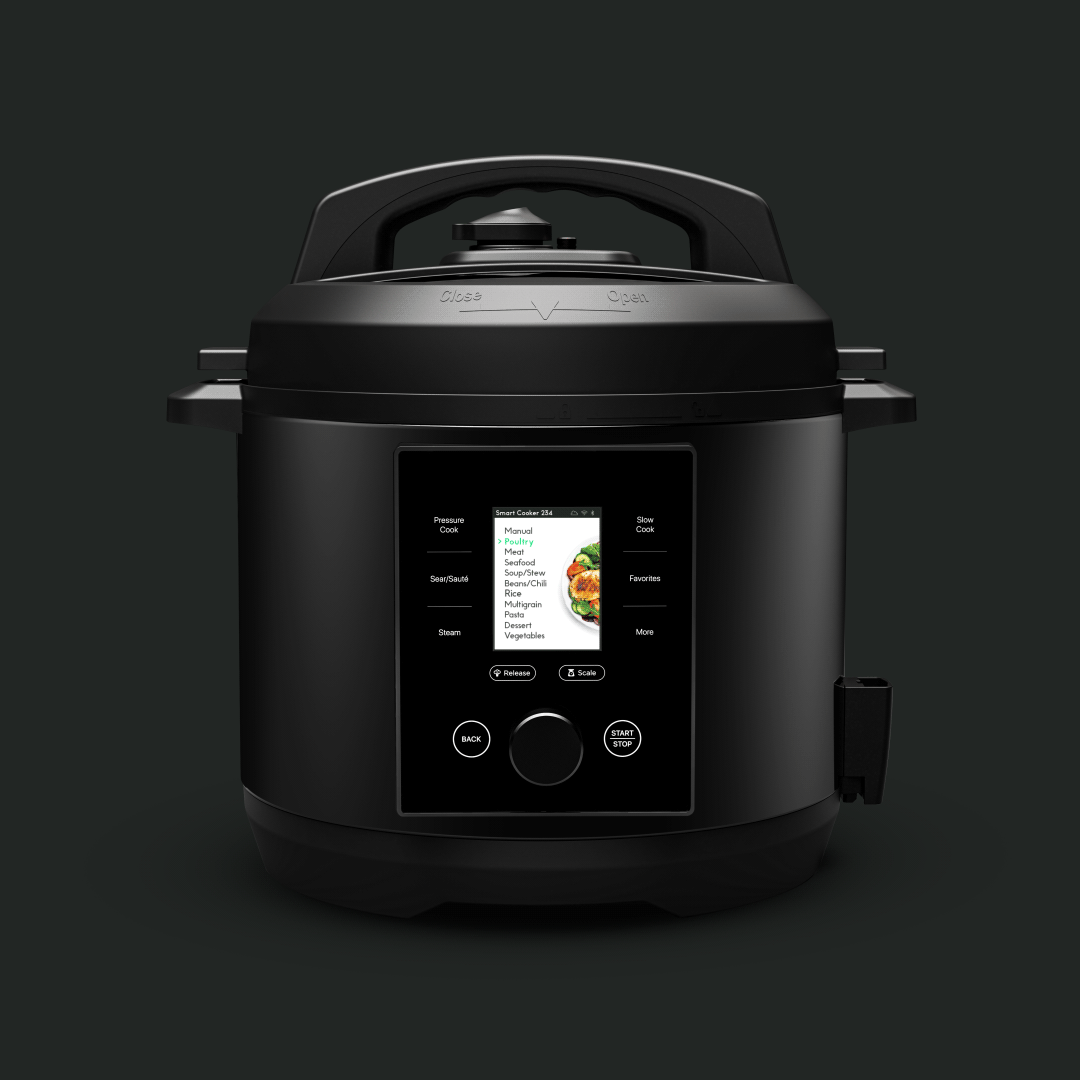 CHEF iQ Smart Pressure Cooker 10 Cooking Functions & 18 Features, Built-in  Scale, 1000+ Presets & Times & Temps w/App for 600+ Foolproof Guided